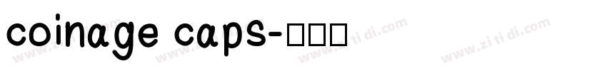 coinage caps字体转换 coinage caps字体转换
